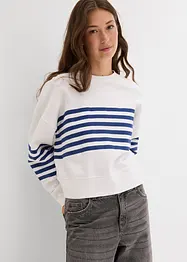 Oversize-Sweatshirt aus reiner Baumwolle, bonprix