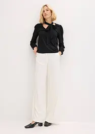 Struktur-Shirt mit abnehmbarer Schluppe, bonprix