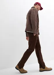 Pantalon droit en velours côtelé extensible, loose, bonprix