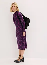 Midikleid mit Stehkragen, bonprix