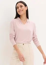 T-shirt blouse à col montant, bonprix