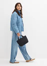 Steppjacke aus Denim, bonprix