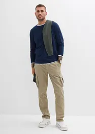T-shirt manches longues effet superposé, bonprix