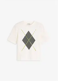 Halbarmshirt mit Pailetten und Druck, bonprix