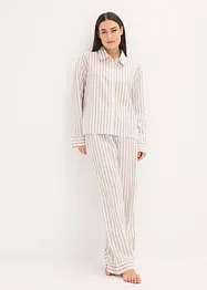 Loungewear Hausanzug aus gewebter Baumwolle, oversized, bonprix