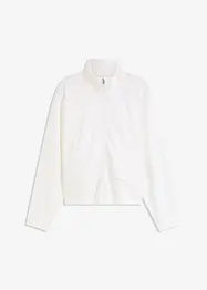 Sweat zippé en jersey milano confortable, bonprix