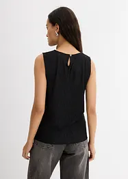 Top aus strukturiertem Crinkle, bonprix