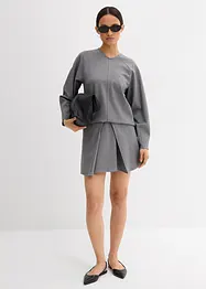 Langarmshirt aus bequemen Punto di Roma, bonprix
