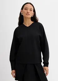 T-shirt manches longues confortable en jersey milano, bonprix