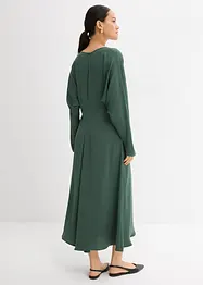 Drapiertes Midikleid, bonprix