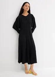 Drapiertes Midikleid, bonprix