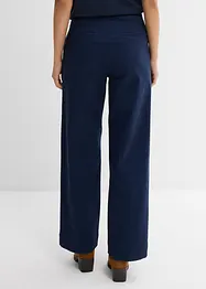Pantalon large en coton extensible, longueur 7/8, bonprix