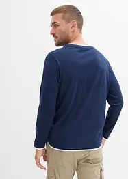 T-shirt manches longues effet superposé, bonprix