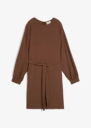 Robe courte et texturée en viscose extensible, bonprix