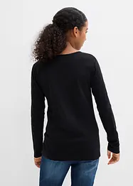 Langarmshirt aus reiner Baumwolle (3er Pack), bonprix
