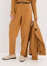 Pantalon en toile coupe barrel, bonprix