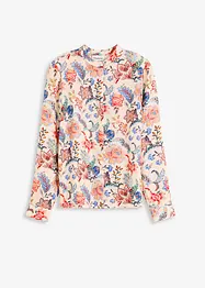 Bluse mit floralem Druck, bonprix