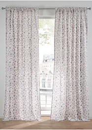 Rideau panneau en coton (1 pce), bonprix