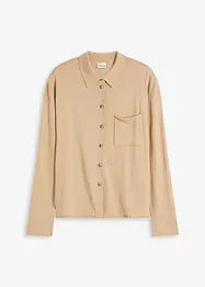 Gilet en fine maille à col chemise, bonprix