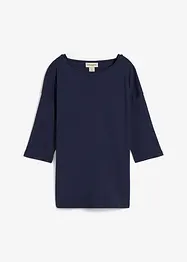 T-shirt col bateau 100% coton, bonprix