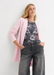 Long-Sweatjacke aus weichem Baumwoll-Mix, bonprix
