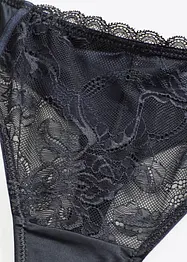 String en polyamide brillant et dentelle à franges, bonprix