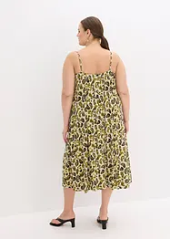 Robe à fines bretelles en viscose extensible, bonprix