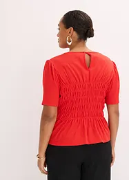 T-shirt avec smocks, bonprix
