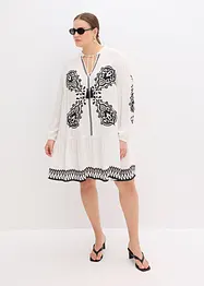 Robe-tunique en viscose texturée, bonprix