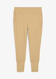 Pantalon sarouel ultra-doux, longueur 3/4, bonprix