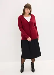 Feinstrickjacke aus fließendem Viskose-Mix, bonprix