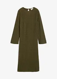Midikleid aus strukturiertem Crinkle, bonprix