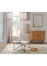 Fauteuil à piétement en métal, bonprix