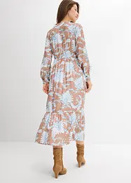 Robe longue en fine viscose mélangée, bonprix