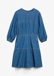 Robe en jean à manches ballon, bonprix