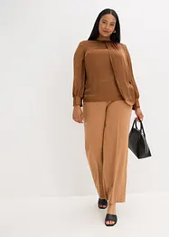 Blouse en satin fluide, bonprix