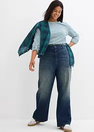 Jean droit, taille haute, bonprix