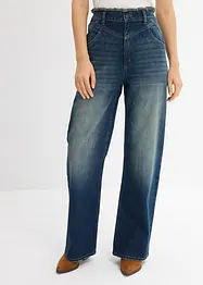 Jean droit, taille haute, bonprix