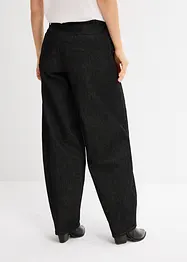 Jean Barrel taille mi-haute avec ceinture, bonprix