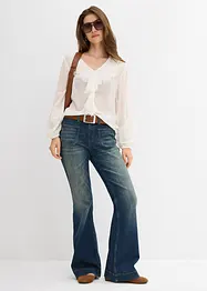 Jean flare, taille mi-haute, bonprix