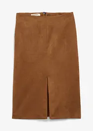 Jupe crayon en suédine, bonprix