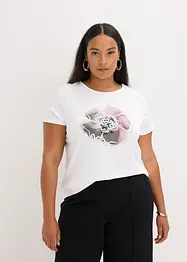 T-Shirt mit reiner Baumwolle, bonprix
