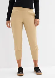 Pantalon sarouel ultra-doux, longueur 3/4, bonprix