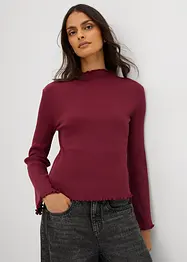 Rippshirt aus reiner Baumwolle, bonprix
