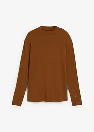 T-shirt manches longues côtelé, bonprix