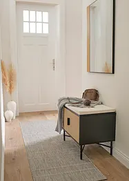 Tapis de passage intérieur et extérieur à rayures discrètes, bonprix