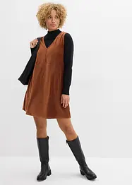 Latzkleid aus Jerseycord, bonprix