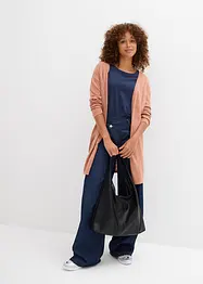 Gilet long en maille, ouvert, bonprix
