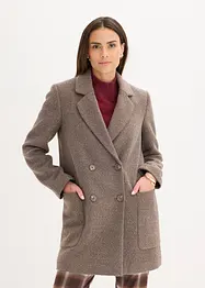 Manteau court aspect laine, bonprix
