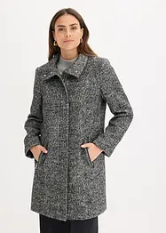 Manteau de mi-saison décontracté imitation laine, bonprix
